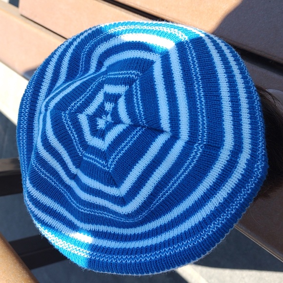 Saint Paul Saints Stripped Women's Beret Cap Hat Rare - Picture 5 of 10